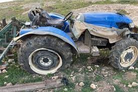 Şanlıurfa’da, traktör devrildi: 1 yaralı